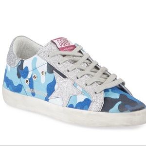 Blue Camo Golden Goose
